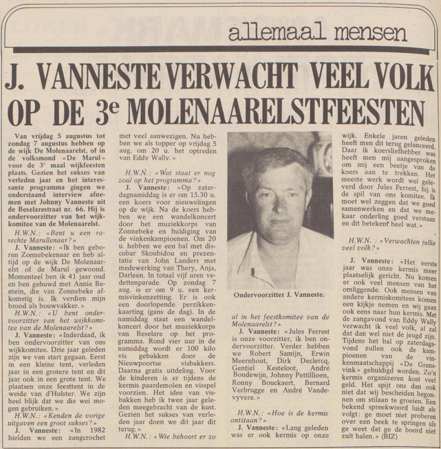 wekelijks nieuws 05-08-1983