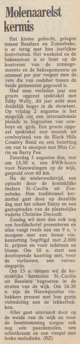 wekelijks nieuws 19-07-1985