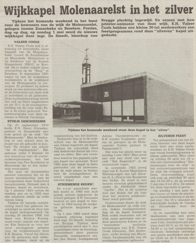 wekelijks nieuws 29 -04-1988